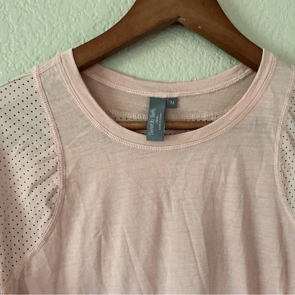 Sweaty Betty Breeze Merino Long Sleeve Athletic Running Top Pink  Medium - Picture 2 of 8